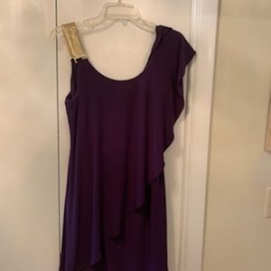 Purple cocktail dress